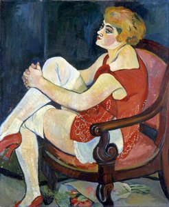 Donna con calze bianche, 1924