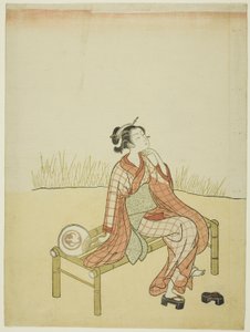 Vicino al ruscello da Suzuki Harunobu