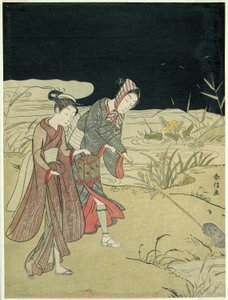 Catturare le lucciole da Suzuki Harunobu