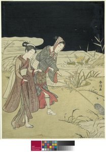 Catturare lucciole, c.1767-68 da Suzuki Harunobu