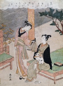 Cortigiane, di Suzuki Harunobu, Giappone da Suzuki Harunobu
