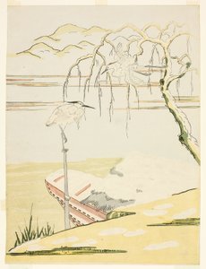 Aironi nella Neve da Suzuki Harunobu
