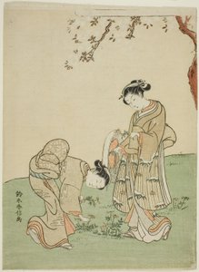 Raccolta di fiori primaverili da Suzuki Harunobu