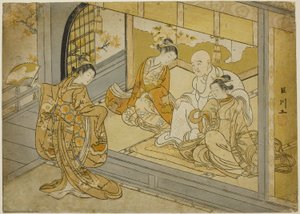 Hotoke Gozen che danza davanti a Taira no Kiyomori da Suzuki Harunobu
