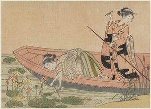 Mitate di Zhou Maoshu, dopo il 1765 da Suzuki Harunobu