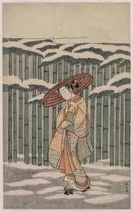 Passando per il Bosco di Bambù, 1868-1912 da Suzuki Harunobu