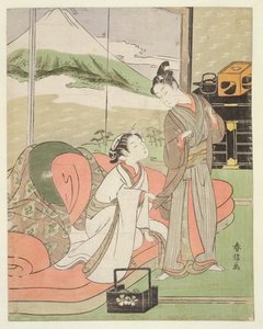 Amante che si congeda da una cortigiana, c.1768-9 da Suzuki Harunobu