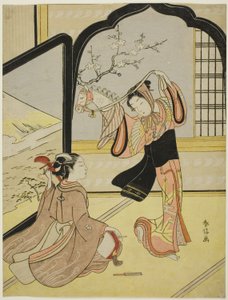 La danza Harugoma da Suzuki Harunobu