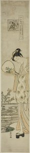 Il Fiume Gioiello dei Trifogli (Hagi no Tamagawa), dalla serie "Sei Fiumi Gioiello nei Costumi Popolari (Fuzoku Mu Tamagawa)" da Suzuki Harunobu