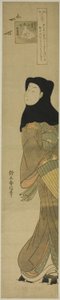 Il fiume dei gioielli dei piviere (Chidori no Tamagawa), dalla serie "Sei fiumi gioiello nei costumi popolari (Fuzoku Mu Tamagawa)"