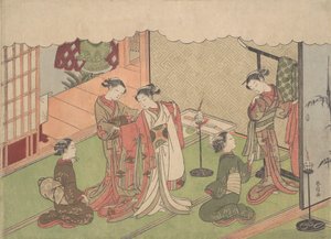 La cerimonia del matrimonio da Suzuki Harunobu