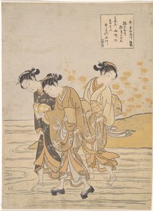 Le arti orientali: Il fiume Tama a Ide, provincia di Yamashiro