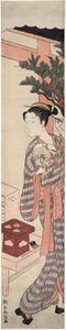 La bancarella del tè - Kagiya Osen da Suzuki Harunobu