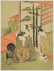 Solletico al piede da Suzuki Harunobu