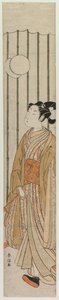 Giovane che gioca a calcio da Suzuki Harunobu