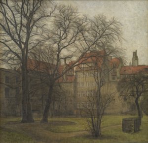 Il giardino del Palazzo del Principe, Copenaghen da Svend Hammershøi