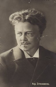 Ritratto di August Strindberg da Swedish Photographer