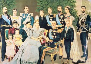 Oscar II e la sua famiglia, c.1890