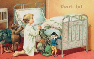 Cartolina di Natale svedese da Swedish School