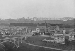 Berna, Vista sul Kirchenfeld e le Alpi bernesi da Swiss Photographer