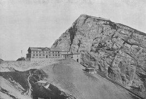 La vetta del Pilato (foto in bianco e nero)
