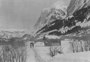 Paesaggio invernale a Grindelwald e il Wetterhorn da Swiss Photographer