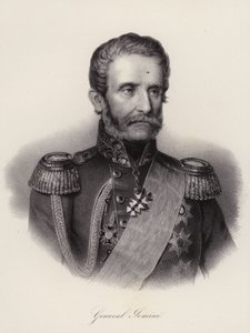 Antoine Henri, Barone di Jomini, generale e storico militare svizzero (incisione)