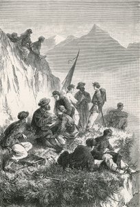 Studenti di botanica in montagna da Swiss School