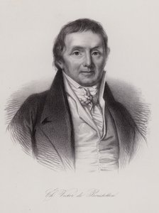 Charles Victor de Bonstetten, politico e scrittore svizzero (incisione) da Swiss School