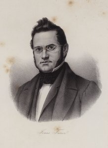 Dr Jonas Furrer, politico svizzero (incisione)