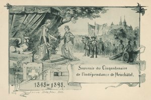 Cinquantesimo anniversario di Neuchatel che si dichiara repubblica all