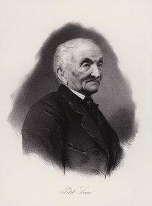 Jean Antoine Petit-Senn, poeta svizzero (incisione) da Swiss School