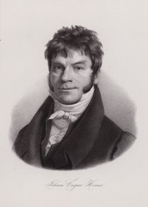 Johann Caspar Horner, fisico, matematico e astronomo svizzero (incisione)