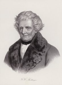 Johann Jakob Hottinger, storico svizzero (incisione)