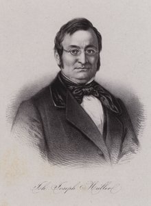 Johann Joseph Muller, politico svizzero (incisione) da Swiss School
