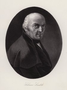 Salomon Landolt, politico svizzero (incisione) da Swiss School