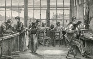 Laboratorio di orologiai a La Chaux-de-Fonds