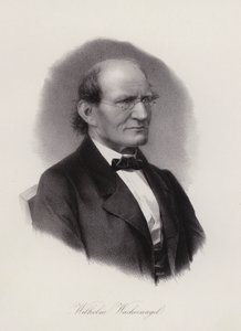 Wilhelm Wackernagel, filologo tedesco-svizzero (incisione)