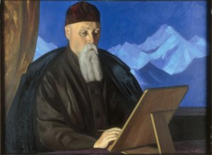 Ritratto del pittore Nicholas Roerich da Swjatoslaw Nikolajewitsch Roerich