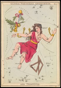 Gloria Frederich, Andromeda e Triangula, c.1825 da Sydney Hall