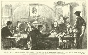 Illustrazione per Tom Brown a Oxford di Thomas Hughes da Sydney Prior (after) Hall