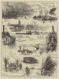 Note di un artista alla regata di Oxford e Cambridge
