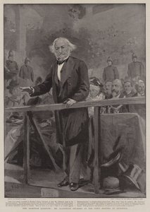 Una questione armena, Mr Gladstone parla alla riunione cittadina a Liverpool