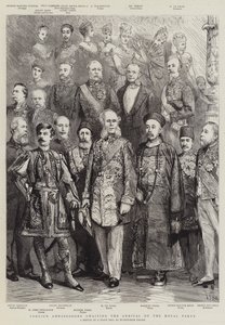 Ambasciatori stranieri in attesa dell