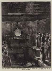 SAR il Principe di Galles che getta la Statua Equestre di se stesso di J E Boehm, ARA da erigere a Bombay da Sydney Prior Hall