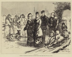 Incog, uno schizzo del Marchese di Lorne e della Principessa Louise durante i loro primi giorni a Ottawa