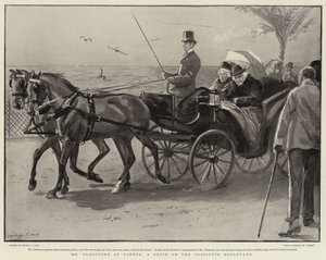 Mr Gladstone a Cannes, una passeggiata sul Boulevard de la Croisette da Sydney Prior Hall