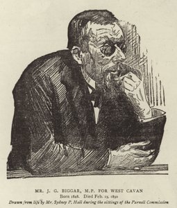 Mr J G Biggar, deputato per West Cavan