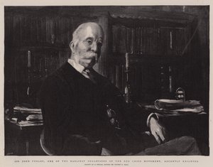 Sir John Furley, uno dei primi organizzatori del Movimento della Croce Rossa, recentemente nominato cavaliere da Sydney Prior Hall