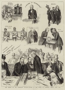 La sconfitta del ministero Gladstone, scene alla Camera dei Comuni, venerdì 12 giugno da Sydney Prior Hall